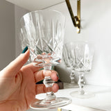 Cross and Olive Crystal Glasses