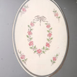 Vintage Floral Mirrored Tray