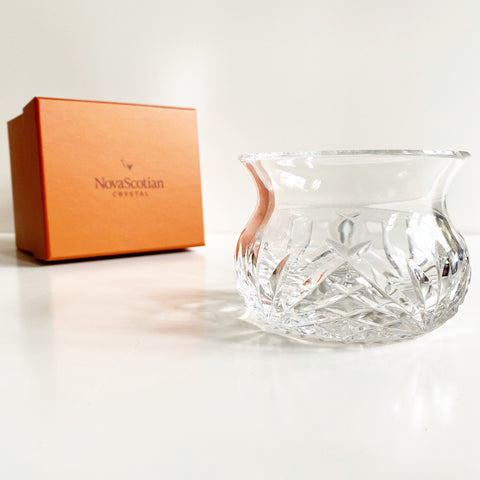 Nova Scotian Crystal Margaree Sugar Dish