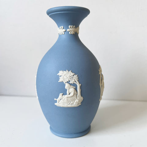 Wedgwood Light Blue Jasperware Small Vase