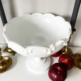Milkglass Pedestal Bowl