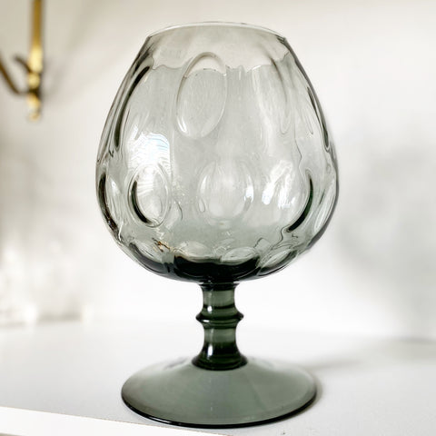 Smoky Fishbowl Glass
