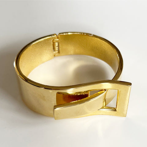 Buckle Gold Tone Bracelet