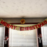 Merry Christmas 1970s Banner