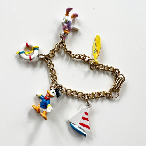 Vintage Disney Nautical Charm Bracelet
