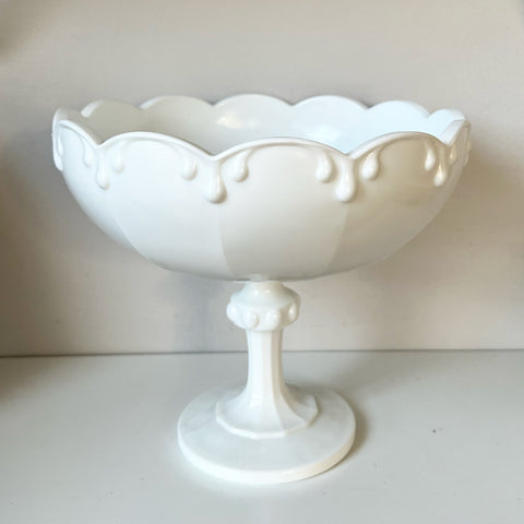 Milkglass Pedestal Bowl