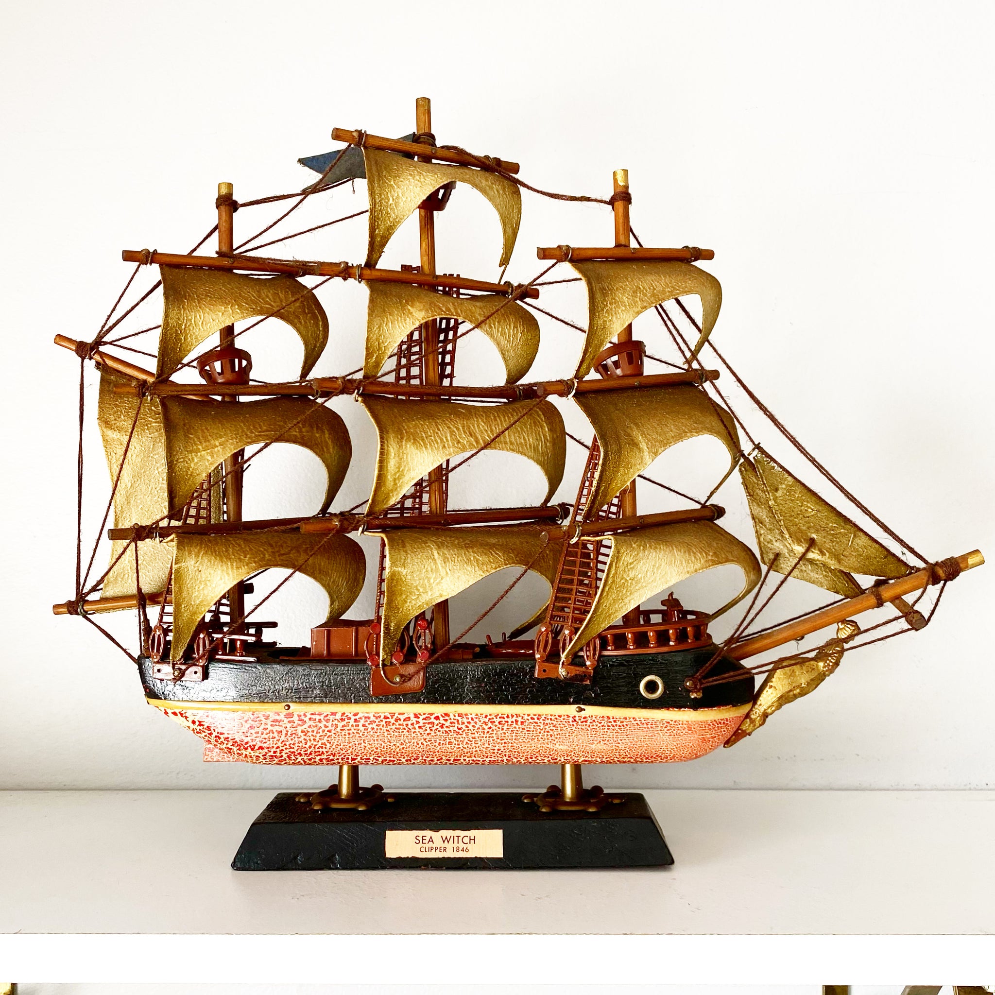Vintage Sea Witch Clipper Model – What These Old Things NS