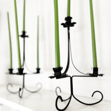 Black Cast Iron Candelabras