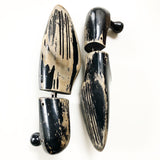 Set of Shoe Forms Vintage Black Wooden Dack's Shoes Branded