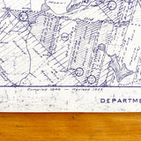 Pictou Antigonish and Guysborough Counties Grant Boundary Map 1953