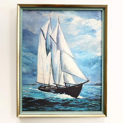 Print of Bluenose Painting by Earl Bailly