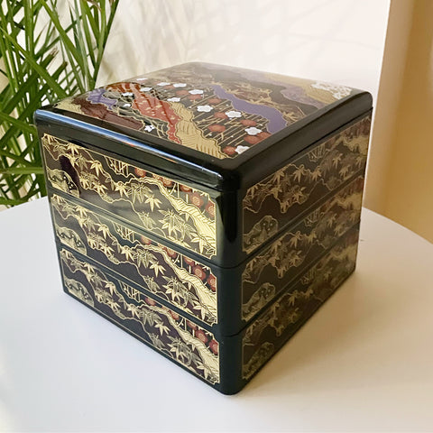 Large 3 Compartment Bento Container
