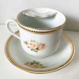 PK Silesia 1920s Moustache Cup and Saucer