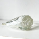 Art Glass Swan Dish