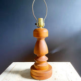 Mid Century Wooden Lamp