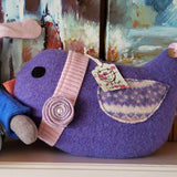 Pair of Reclaimed Wool Toys by SA Jones Textiles