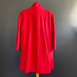 Holt Renfrew Red Swing Coat