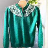 Northern Isles Green Sweater