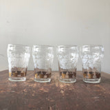 Set of 8 Vintage Juice Glasses