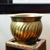 Large Brass Planter Pot