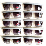 Sunglasses Retro Vintage 1980s Tinted Unisex Grey